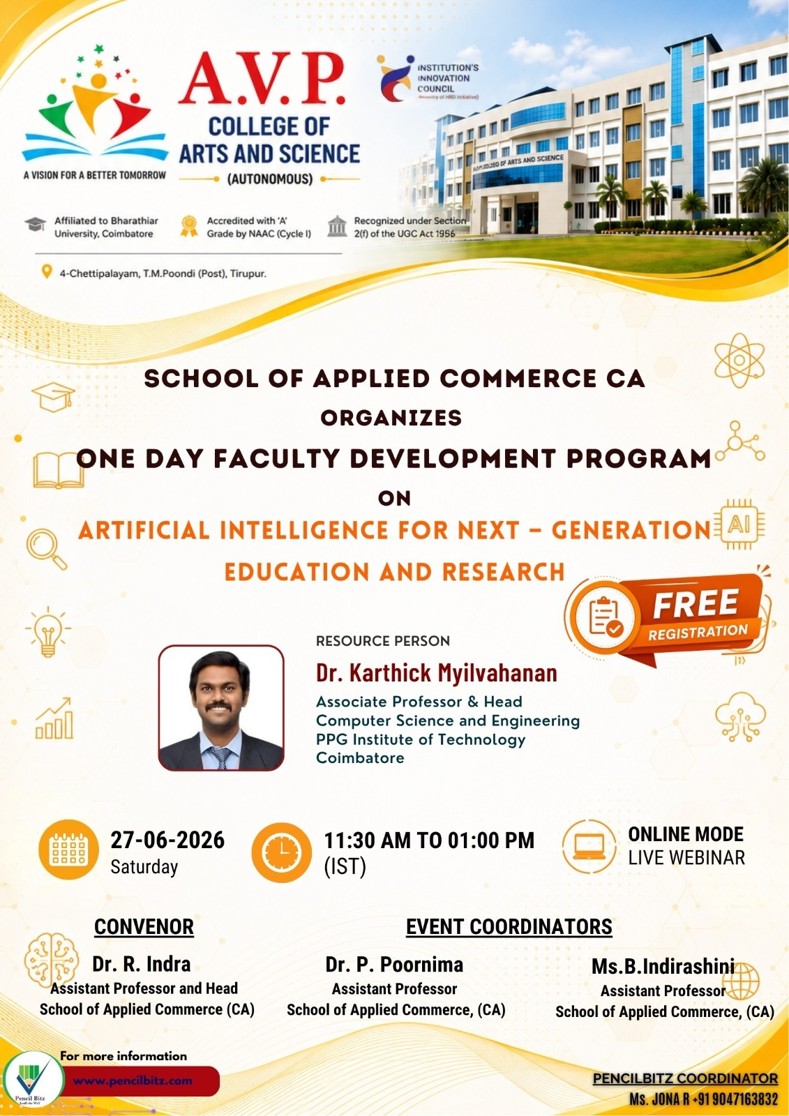 A.V.P.College Of Arts And Science  